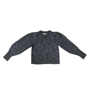 Madewell cropped wool blend sweater preppy minimalist casual woman size small